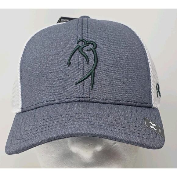 Under Armour Greens At‎ Beaumont Fitted Stretch Gray Golf Hat Cap L XL PGA NWT - Picture 1 of 13